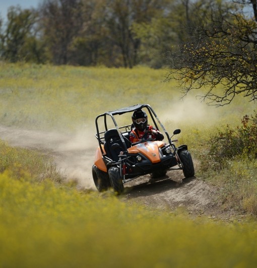 Enjoy Maximum Flexibility with the GTS 150 Off-Road Vehicle